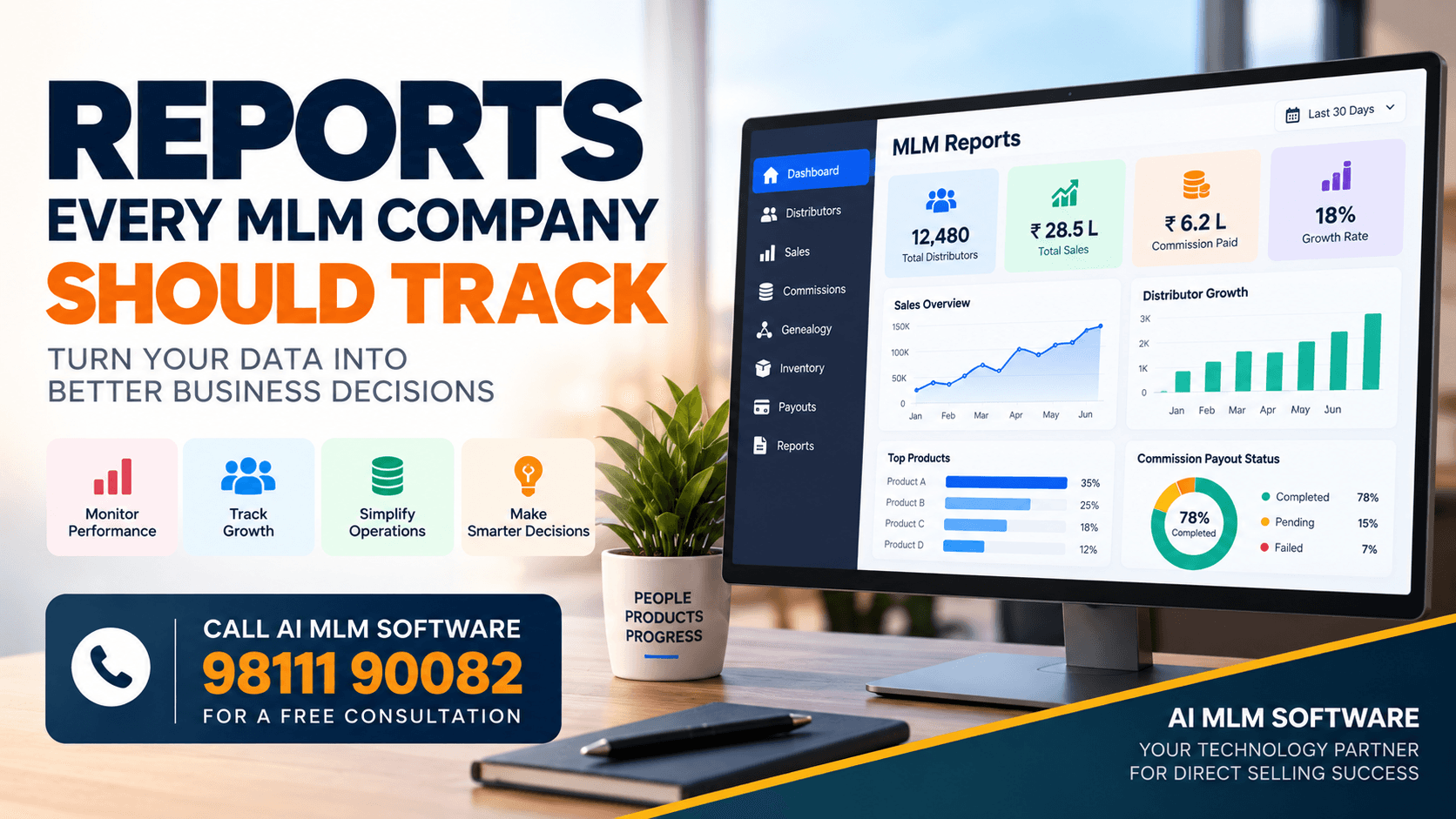MLM Reports Every MLM Company Should Track for Better Business Decisions