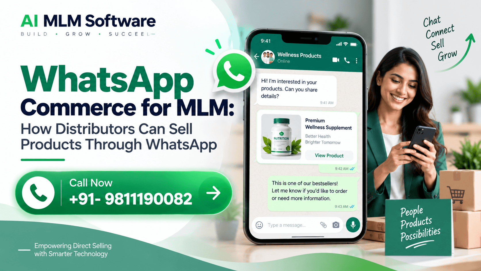 WhatsApp Commerce for MLM: How Distributors Can Sell Products Through WhatsApp