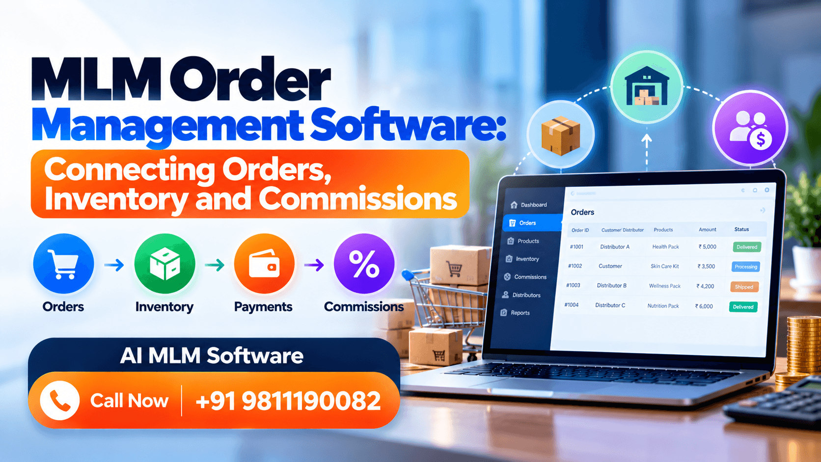 MLM Order Management Software: Connecting Orders, Inventory and Commissions